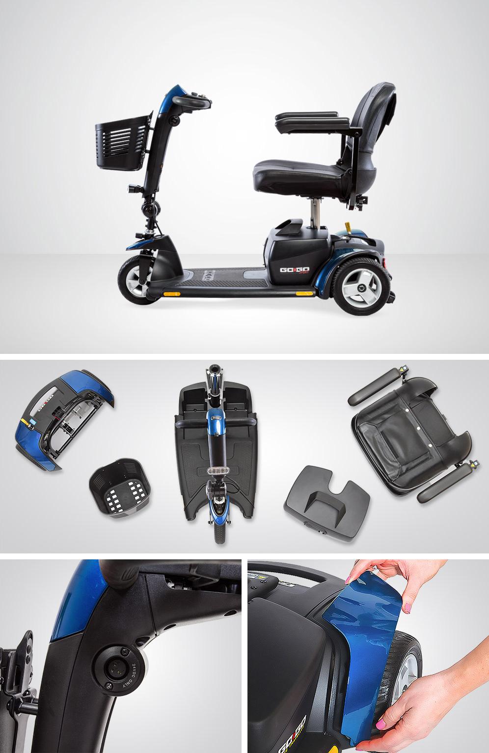Pride Go Go Sport 4W Scooter