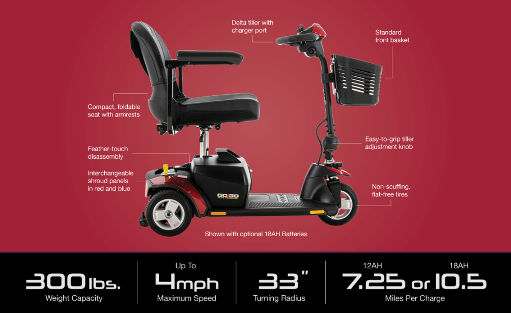 Pride Go Go Elite Traveller 3W